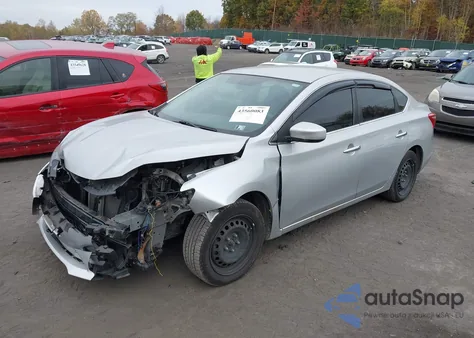 2019 Nissan Sentra S из США, поврежденный, VIN 3N1AB7AP5KY372528